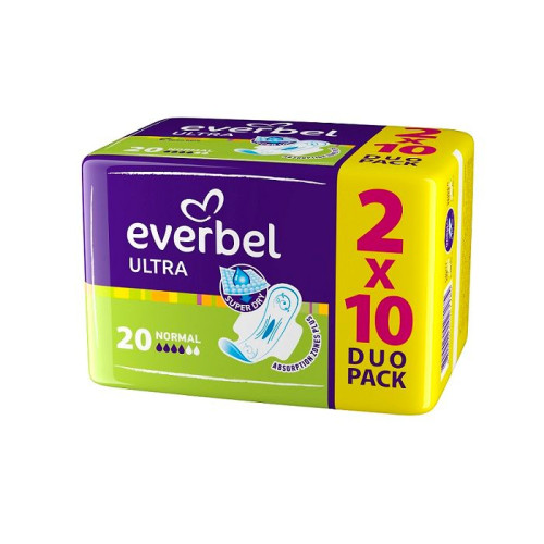 Everbel Ultra Normal Sanitary Pads 20 pcs