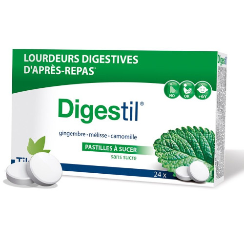 Tilman Digestil Dietary Supplement for Stomach Heaviness 24 Lozenges