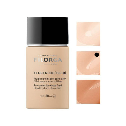 Filorga Flash-Nude Fluid for Flawlessly Smooth and Perfect Skin SPF 30 Color 01 Nude Beige 1.01 fl oz (30 ml)