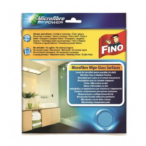 Fino Microfibre Power Microfibre Cloth for Glass 1 pc