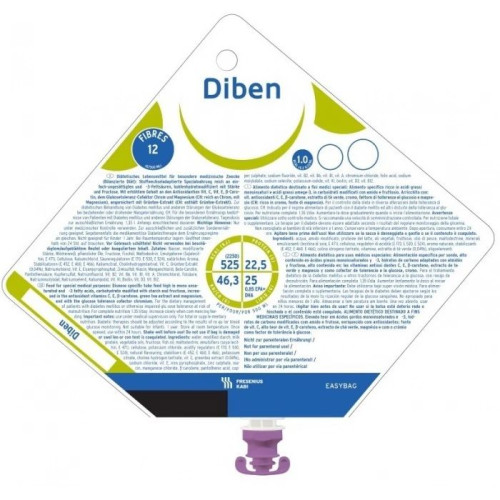 Diben Enteral Drinkable Food for Diabetics 16.91 fl oz (500 ml)