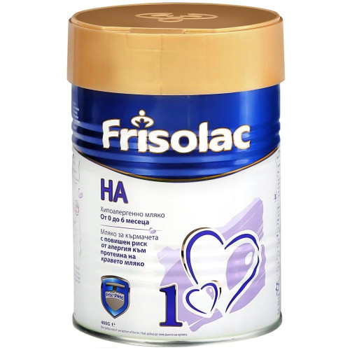 Frisolac HA1 Hypoallergenic Milk for Infants 0-6 Months for Healthy Babies 14.11 oz (400 g)