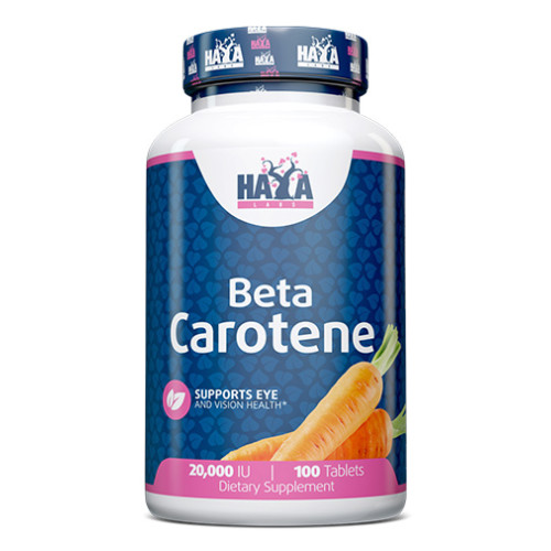 Haya Labs Natural Beta Carotene 20,000 i.u. 100 Tablets