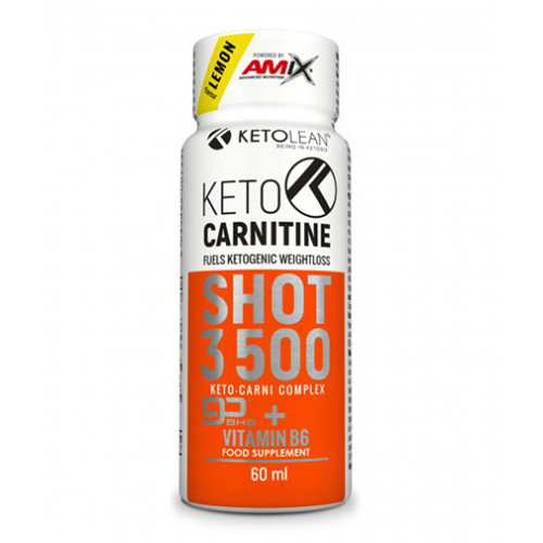Amix Ketolean Keto Carnitine Shot 3500 Fresh Lemon 2.03 fl oz (60 ml)