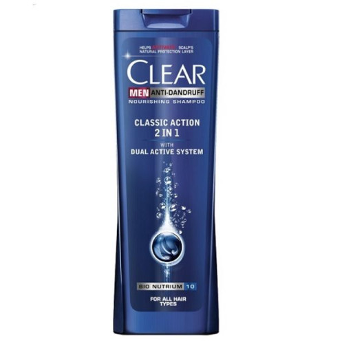 Clear Men Classic Action 2-in-1 Anti-Dandruff Shampoo for Men 13.53 fl oz (400 ml)