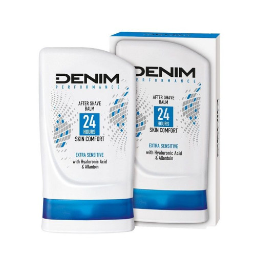 Denim Extra Sensitive After Shave Balm for Sensitive Skin 3.38 fl oz (100 ml)