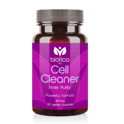 Biotica Cell Cleaner Natural High Stress Muscle Cramps and Diabetes 60 Capsules