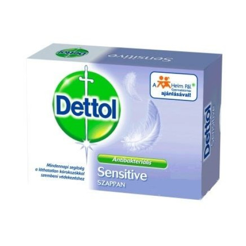 Dettol Sensitive Antibacterial Toilet Soap for Sensitive Skin 3.53 oz (100 g)