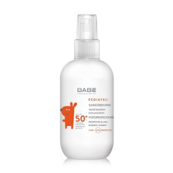 Babe Pediatric Sunscreen Sunscreen Spray for Babies and Children with SPF 50+ 6.76 fl oz (200 ml)