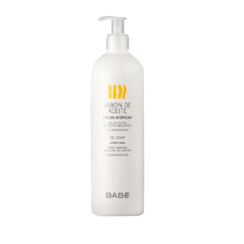 Babe Oil Soap Liquid Body Soap with Omega-3-6-9 for Dry and Atopic Skin 16.91 fl oz (500 ml)