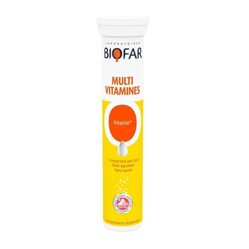 Biofar 12 Multivitamins 20 Effervescent Tablets