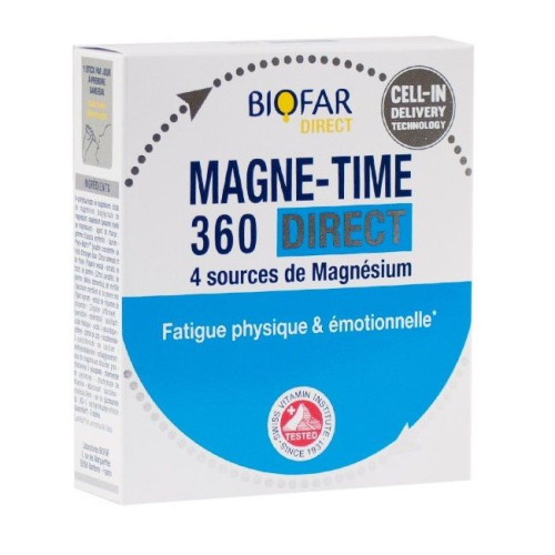 Biofar Magne Time 360 Direct for Physical and Emotional Fatigue 14 Sachets