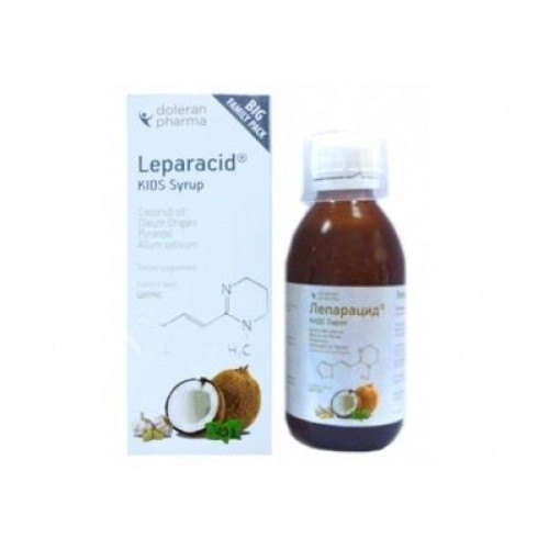 Doleran Pharma Leparacid Kids Syrup for Children with Viruses and Bacteria 6.09 fl oz (180 ml)
