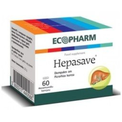 Ecopharm Hepasave for Healthy Liver and Gallbladder 60 Tablets