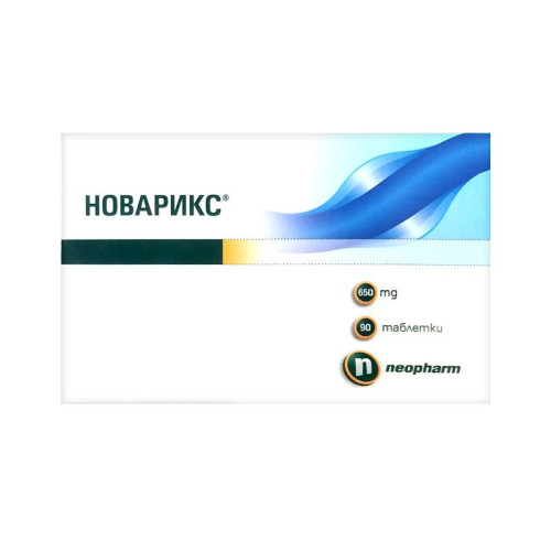 Neopharm Novarix for Varicose Veins and Hemorrhoids 650 mg 90 Tablets