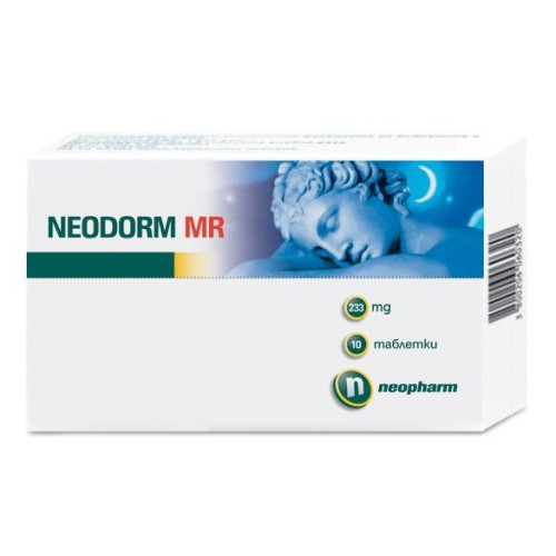 Neopharm Neodorm Mr for Restful Sleep in Cases of Stress and Insomnia 233 mg 10 Tablets