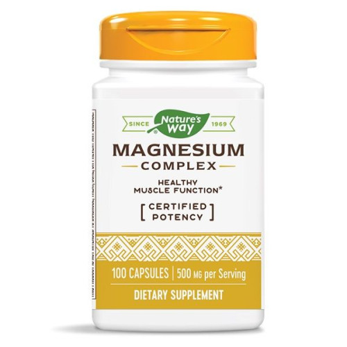 Nature's Way Magnesium Complex for Muscle and Joint Pain 100 Capsules