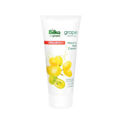 Bilka Hyaluron+ Moisturizing and Nourishing Hand and Nail Cream White Grapes Glycerin and Vitamin A 3.38 fl oz (100 ml)