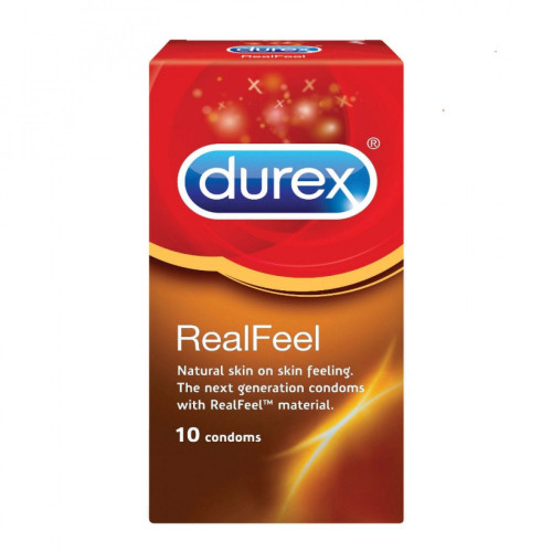 Durex Real Feel Condoms for Maximum Pleasure 10 pcs
