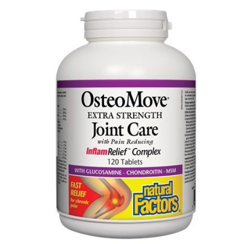 Natural Factors Osteomove for Healthy Joints Tendons and Bones 1430 mg 120 Caplets