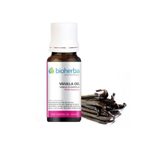 Bioherba Vanilla Essential Oil for Nervousness and Insomnia 0.34 fl oz (10 ml)