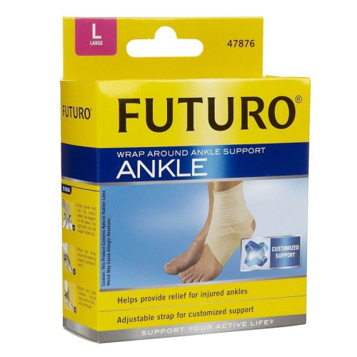 3M Futuro Ankle Bandage Stabilizing Ankle Brace for Pain and Discomfort Relief Size L