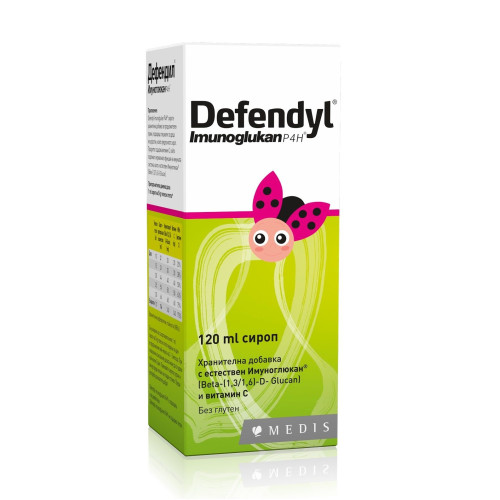 Defendyl Immunoglukan Syrup for Protecting Children's Bodies and Supporting the Immune System 4.06 fl oz (120 ml)