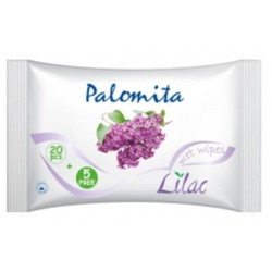 Palomita Delicate Wet Wipes with Lilac Scent for Disinfection 20 pcs