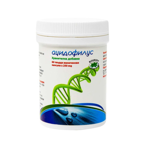 Bouroff Acidophilus Probiotic for Maintaining Stomach Comfort 200 mg 60 Capsules