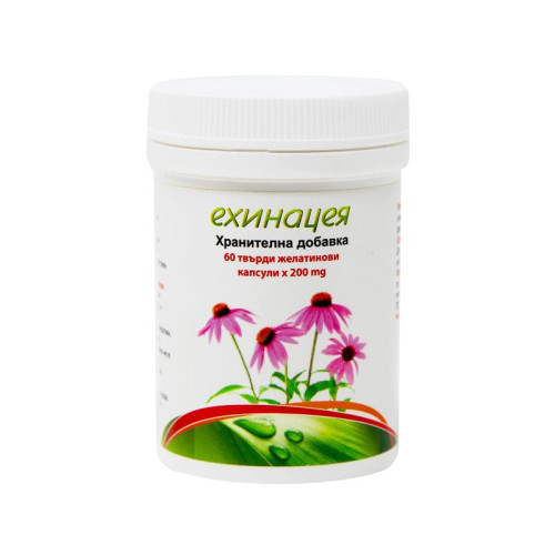 Bouroff Echinacea Natural anti-flu Product for High Immunity 60 Capsules