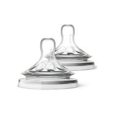Philips Avent Natural Fast Anti-colic Teat 4 Holes 6+ Months 2 pcs