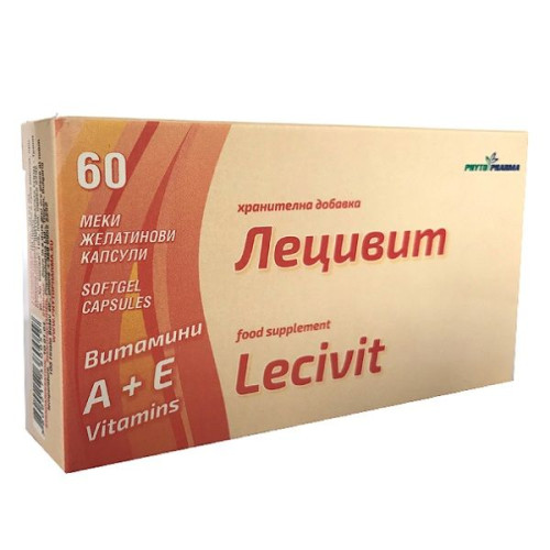 Phytopharma Lecithin for Optimal Health and Tone 60 Capsules