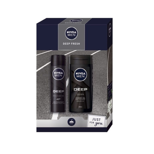 Nivea Promo Set Daily Shower Gel + Antiperspirant Deodorant for Men