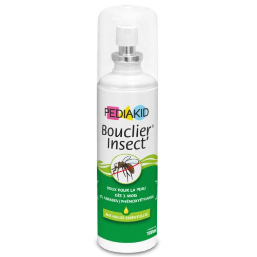 Pediakid Spray for Children for Protection Against Insects Ticks and Flies Orange 3.38 fl oz (100 ml)