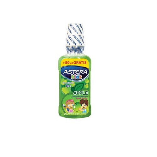 Astera Kids Mouthwash for the Appearance of First Permanent Teeth Apple Flavor 10.14 fl oz (300 ml)