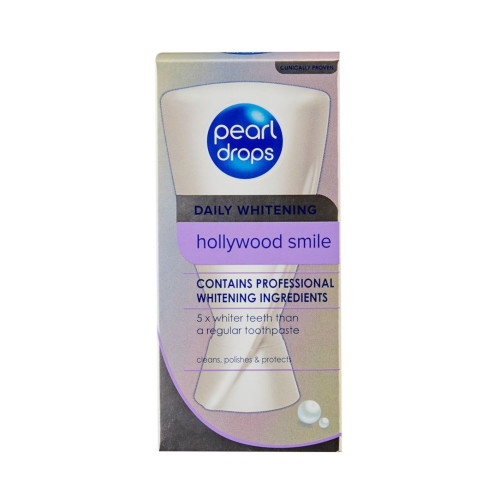 Pearl Drops Hollywood Smile Daily Whitening Toothpaste with Active Oxygen 1.69 fl oz (50 ml)