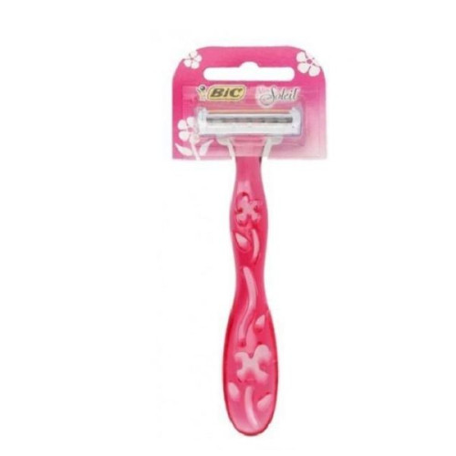 Bic 3 Miss Soleil Color 3 Women's Razor with 3 Blades for Smooth Skin 1 pc