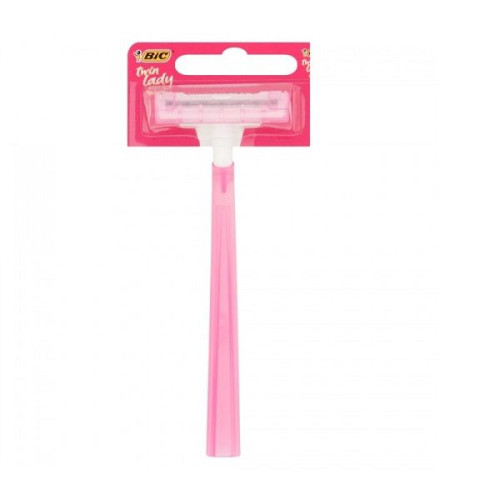 Bic Twin Lady Sensitive Women's Razor with 2 Blades for Sensitive Skin 1 pc