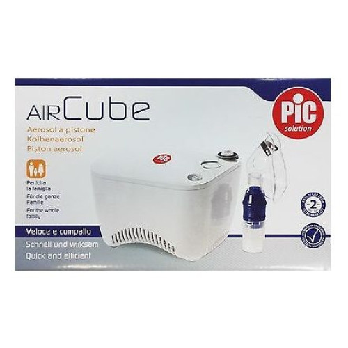 Pic Air Cube Compressor Inhaler for Easy and Reliable Delivery of Medication to the Airways