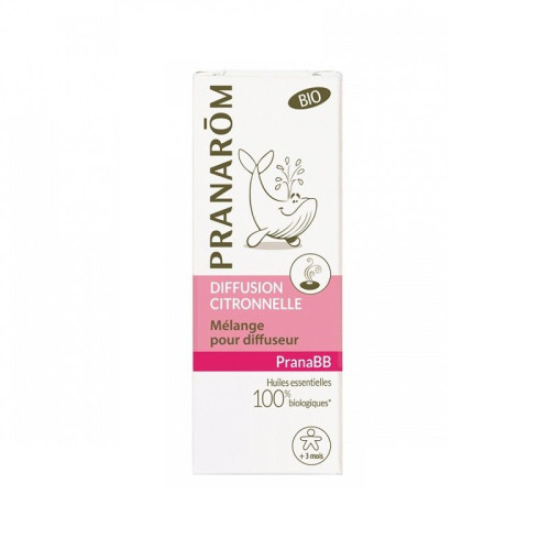 Pranarom Prana BB Organic Diffuser Solution for Peaceful and Restful Sleep 0.34 fl oz (10 ml)