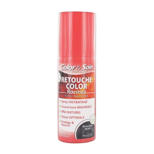 3Chenes Color and Soin Hair Coloring Spray Color Black 2.54 fl oz (75 ml)