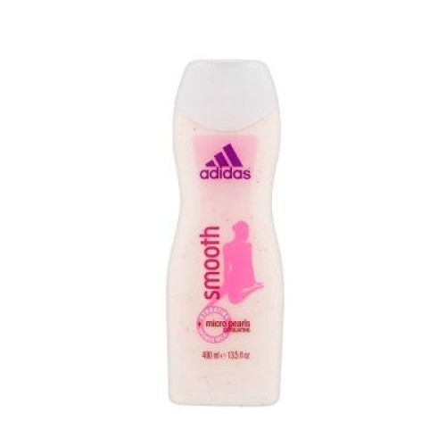 Adidas Smooth Exfoliating Shower Gel for Women with Micro Pearl Extract 13.53 fl oz (400 ml)