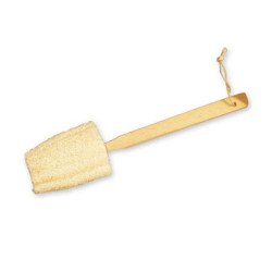 Agiva Bath Body Loofah with Wooden Handle