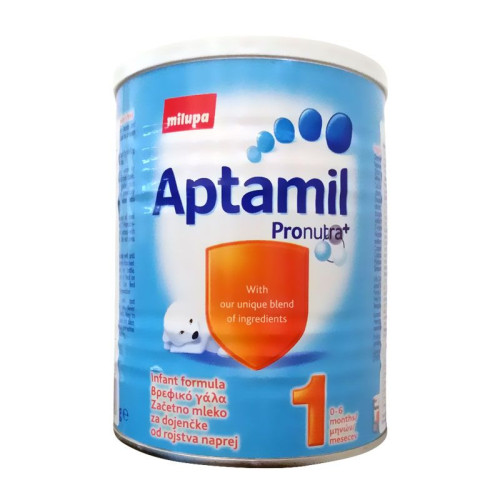 Milupa Aptamil Pronutra+ 1 Milk for Infants 0-6 Months 14.11 oz (400 g)
