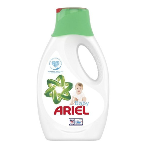 Ariel Baby Liquid Laundry Detergent for Baby Clothes 37.2 fl oz (1100 ml)