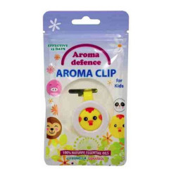 Aroma Defence Repellents Clip for Children with Citronella and Geraniol Scent