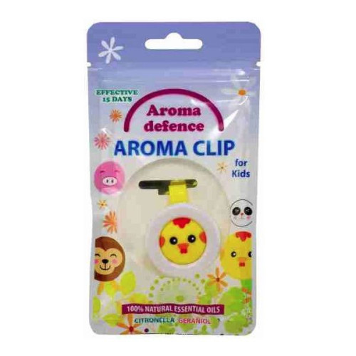 Aroma Defence Repellents Clip for Children with Citronella and Geraniol Scent