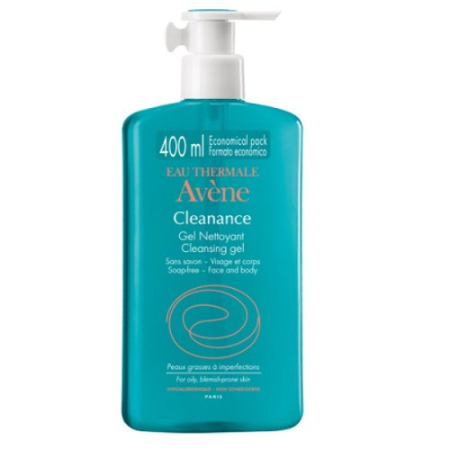 Avene Cleanance Cleansing Gel for Face and Body for Oily Skin 13.53 fl oz (400 ml)