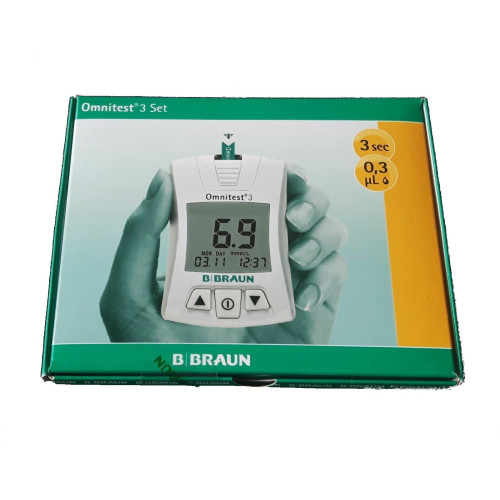 B Braun Omnitest 3 Blood Glucose Meter