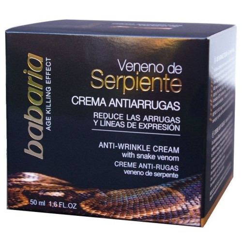 Babaria Anti-Wrinkle Face Cream with Snake Venom 1.69 fl oz (50 ml)